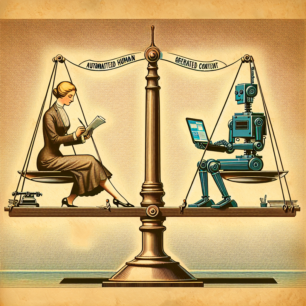 Balancing Automated and Human-Generated Content: Strategies for Modern Content Creation