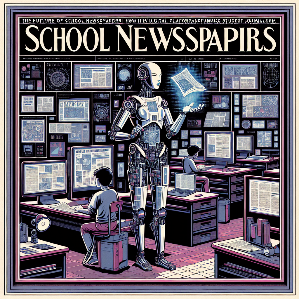 The Future of School Newspapers: How Digital Platforms and AI Are Transforming Student Journalism