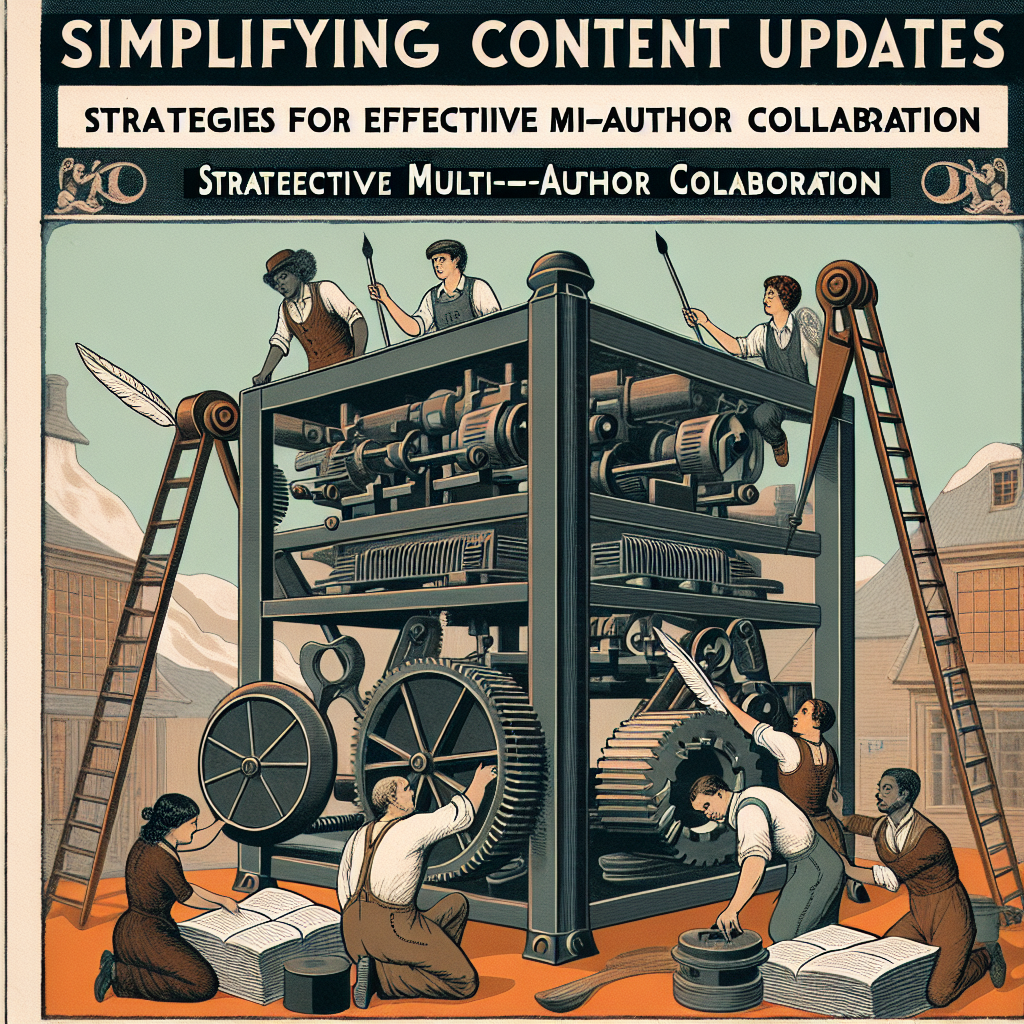 Simplifying Content Updates: Strategies for Effective Multi-Author Collaboration